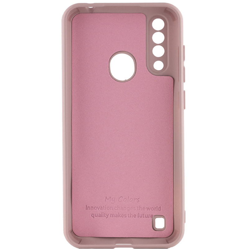 Silicone Cover My Color Full Camera (A) для ZTE A7 Fingerprint 2020 (Pink sand)-2